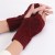 short style rhombus knitting woolen warm half glove Autumn and Winter woman fashion sleeves sleeves