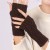 short style rhombus knitting woolen warm half glove Autumn and Winter woman fashion sleeves sleeves