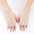 rhombus hollow mitten Autumn and Winter woman knitting woolen warm fashion sleeves
