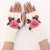 short style fashion flowers glove Autumn and Winter lady knitting woolen sleeves warm half glove