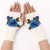 short style fashion flowers glove Autumn and Winter lady knitting woolen sleeves warm half glove