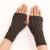 ( hide powder )rhombus short style glove Autumn and Winter man woman fashion sleeves knitting woolen warm half