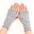 rhombus short style glove Autumn and Winter man woman fashion sleeves knitting woolen warm half