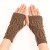 rhombus short style glove Autumn and Winter man woman fashion sleeves knitting woolen warm half