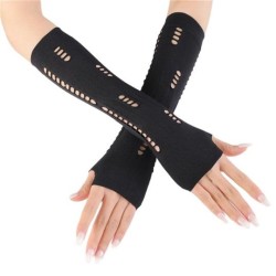 man lady summer Sunscreen hole hollow personality fashion glove glove