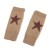 lovely Five-pointed star black glove man woman student Word brief knitting warm glove