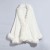 women dress knitting Coat shawl imitate fox fur collar leather shawl Coat woman#