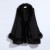 women dress knitting Coat shawl imitate fox fur collar leather shawl Coat woman#