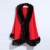 women dress knitting Coat shawl imitate fox fur collar leather shawl Coat woman#