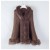 women dress knitting Coat shawl imitate fox fur collar leather shawl Coat woman#