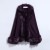 women dress knitting Coat shawl imitate fox fur collar leather shawl Coat woman#