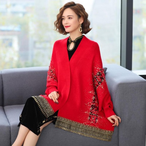 Autumn and Winter scarf shawl shawl woman all-Purpose Coat high-end wind flower tassel knitting