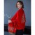 Autumn and Winter scarf shawl shawl woman all-Purpose Coat high-end wind flower tassel knitting