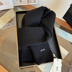 % pure wool scarf woman Winter pure color all-Purpose Korea samll Collar man l..