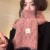  wool scarf knitting woolen woman high warm Collar Korean style shawl color