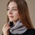 Winter warm Collar man fashion pure color scarf woman hedging thick Autumn and Winter Outdoor