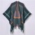 classic pattern shawl Autumn and Winter lady thick knitting cardigan