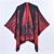 ( black )lady shawl thick big imitate sheep velvet slit