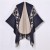  lady shawl occidental style brief tassel high quality Jacquard slit big shawl