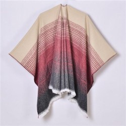 lady imitate sheep velvet shawl occidental style brief high quality gradual ch..