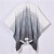 lady imitate sheep velvet shawl occidental style brief high quality gradual change slit