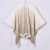 lady imitate sheep velvet shawl occidental style brief high quality gradual change slit