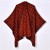 lady shawl brief fashion Autumn and Winter Jacquard slit ornament shawl travel