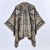 Autumn and Winter retro flower thick shawl occidental style head scarf