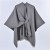 woman shawl occidental style fashion brief color belt wind
