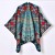 new brief geometry blue patchwork woman shawl scarf all-Purpose high quality warm slit
