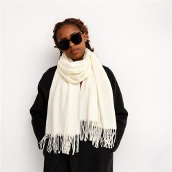 pure color imitate sheep velvet scarf woman Winter occidental style color colo..