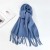 Autumn and Winter mohair scarf woman all-Purpose high color Collar occidental style pure color shawl