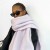 Autumn and Winter mohair scarf woman all-Purpose high color Collar occidental style pure color shawl