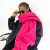 Autumn and Winter mohair scarf woman all-Purpose high color Collar occidental style pure color shawl