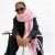 Autumn and Winter mohair scarf woman all-Purpose high color Collar occidental style pure color shawl
