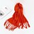 (HM  )Autumn and Winter mohair scarf woman all-Purpose high color Collar occidental style pure color shawl