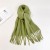 Autumn and Winter mohair scarf woman all-Purpose high color Collar occidental style pure color shawl