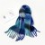 Autumn and Winter mohair scarf woman all-Purpose high color Collar occidental style pure color shawl