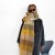 Autumn and Winter mohair scarf woman all-Purpose high color Collar occidental style pure color shawl