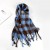 Autumn and Winter mohair scarf woman all-Purpose high color Collar occidental style pure color shawl