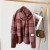 imitate sheep velvet grid shawl scarf woman Winter high black scarf triangle bag bag head shawl