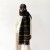 white imitate sheep velvet grid scarf woman Winter high wool all-Purpose shawl thick warm