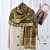 occidental style fashion ethnic style pattern tassel scarf woman all-Purpose shawl woman
