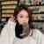 Winter Double layer thick warm velvet  Outdoor fashion man woman blue patchwork hedging Collar