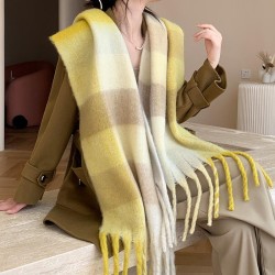 Winter high thick warm scarf woman Winter imitate sheep velvet scarf Collar sh..