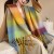 Winter high thick warm scarf woman Winter imitate sheep velvet scarf Collar shawl fashion