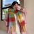 Winter high thick warm scarf woman Winter imitate sheep velvet scarf Collar shawl fashion
