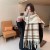 Winter high thick warm scarf woman Winter imitate sheep velvet scarf Collar shawl fashion
