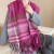 Winter high thick warm scarf woman Winter imitate sheep velvet scarf Collar shawl fashion