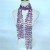  occidental style fashion lady sequin scarf personality trend wind